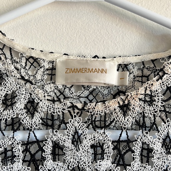 Zimmerman Black Floral Lace Top - Picture 3 of 8